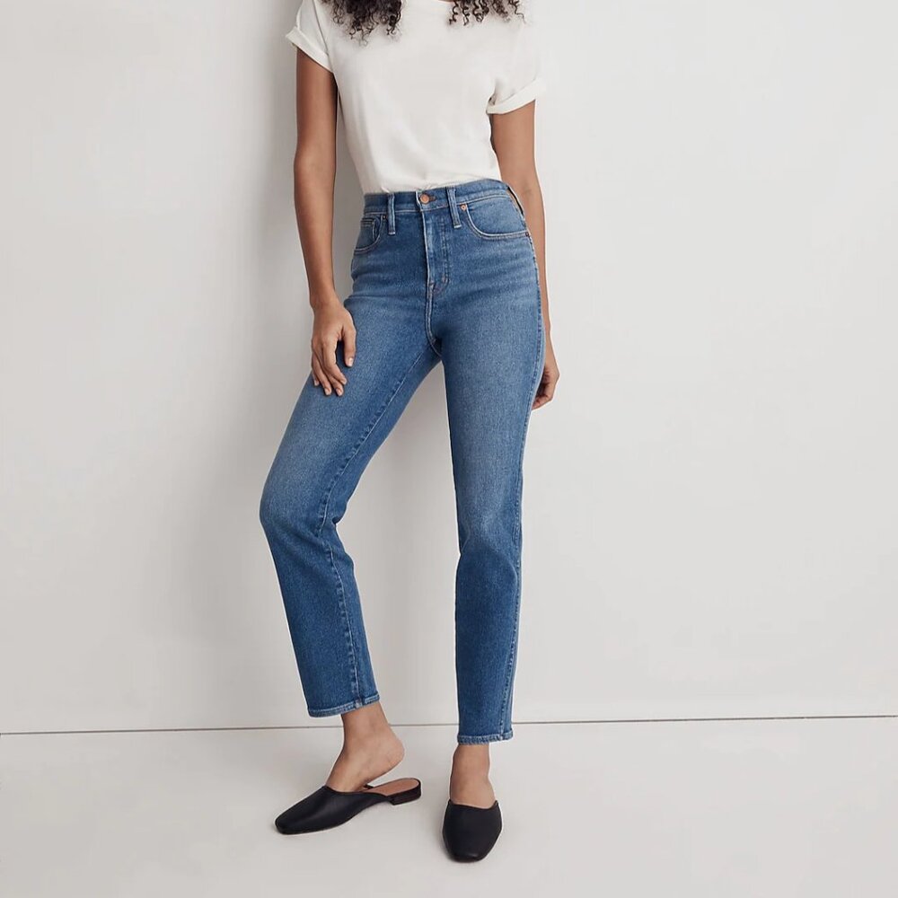 Madewell stovepipe jeans like new